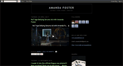 Desktop Screenshot of amandafoster.blogspot.com