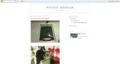 Desktop Screenshot of pacifichessian.blogspot.com