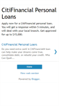 Mobile Screenshot of citifinancialpersonalloans.blogspot.com