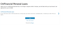 Tablet Screenshot of citifinancialpersonalloans.blogspot.com