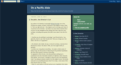 Desktop Screenshot of pacificaisle.blogspot.com
