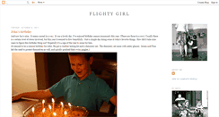 Desktop Screenshot of flightygirl.blogspot.com