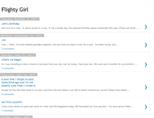 Tablet Screenshot of flightygirl.blogspot.com