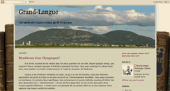 Desktop Screenshot of grand-langue.blogspot.com