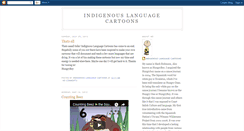 Desktop Screenshot of indigenouslanguagecartoons.blogspot.com