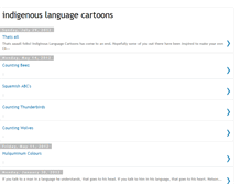 Tablet Screenshot of indigenouslanguagecartoons.blogspot.com