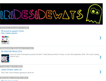 Tablet Screenshot of iridesideways.blogspot.com