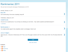 Tablet Screenshot of 2011-rankmaniac.blogspot.com