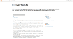 Desktop Screenshot of freespiritedlife.blogspot.com