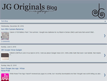 Tablet Screenshot of jgoriginalsblog.blogspot.com