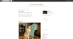 Desktop Screenshot of justgolden.blogspot.com