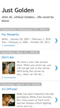 Mobile Screenshot of justgolden.blogspot.com