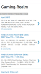 Mobile Screenshot of gaming-realm.blogspot.com