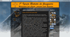 Desktop Screenshot of igrejabatistadejunqueiro.blogspot.com