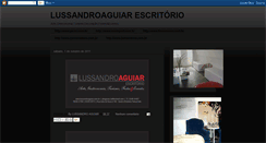 Desktop Screenshot of lussandroaguiarescritorio.blogspot.com