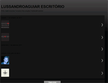 Tablet Screenshot of lussandroaguiarescritorio.blogspot.com