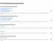 Tablet Screenshot of entrelazandopensamientos.blogspot.com