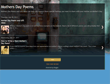Tablet Screenshot of mothersdaypoetry.blogspot.com