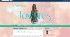 Desktop Screenshot of foxyariesbeautyblog.blogspot.com