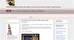 Desktop Screenshot of giuristisidiventa.blogspot.com