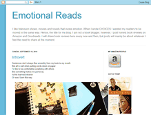 Tablet Screenshot of emotionalreads.blogspot.com