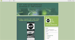 Desktop Screenshot of k27blog.blogspot.com