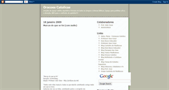 Desktop Screenshot of oracoescatolicas.blogspot.com