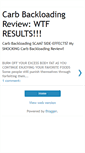 Mobile Screenshot of carb-backloading-review.blogspot.com