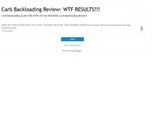 Tablet Screenshot of carb-backloading-review.blogspot.com