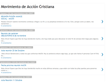 Tablet Screenshot of movimientoaccioncristiana.blogspot.com