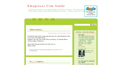 Desktop Screenshot of emagrecersuaescolha.blogspot.com