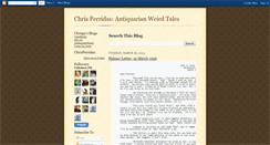 Desktop Screenshot of antiquarianweirdtale.blogspot.com
