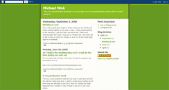 Desktop Screenshot of michaelmink.blogspot.com