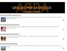 Tablet Screenshot of graciasporlamusica-noticasargentina.blogspot.com