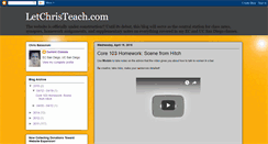 Desktop Screenshot of letchristeach.blogspot.com