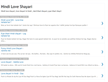 Tablet Screenshot of hindi-love-shayari-pyar.blogspot.com