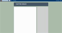 Desktop Screenshot of chattingsingles.blogspot.com