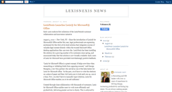 Desktop Screenshot of lexisnexisnews.blogspot.com