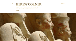 Desktop Screenshot of heresycorner.blogspot.com