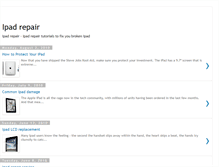 Tablet Screenshot of ipadrepair.blogspot.com