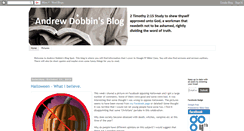 Desktop Screenshot of andrewdobbin.blogspot.com