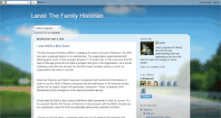 Desktop Screenshot of lanaii-thefamilyhistorian.blogspot.com