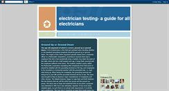 Desktop Screenshot of electriciantesting.blogspot.com