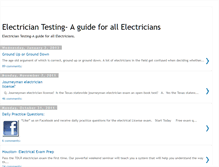 Tablet Screenshot of electriciantesting.blogspot.com