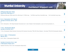 Tablet Screenshot of mumbaiuni.blogspot.com