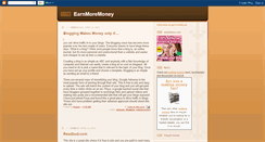 Desktop Screenshot of earnmoremoney-cash.blogspot.com