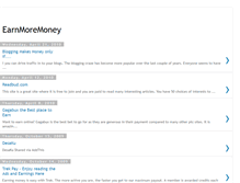Tablet Screenshot of earnmoremoney-cash.blogspot.com
