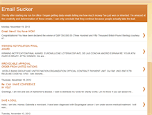 Tablet Screenshot of emailsucker.blogspot.com