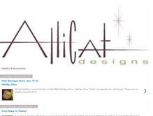 Tablet Screenshot of allicatdesign.blogspot.com