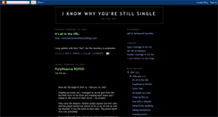 Desktop Screenshot of iknowwhyyourestillsingle.blogspot.com